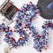 50 Feet Patriotic Tinsel Garland 4th of July Tinsel Garland Decoration